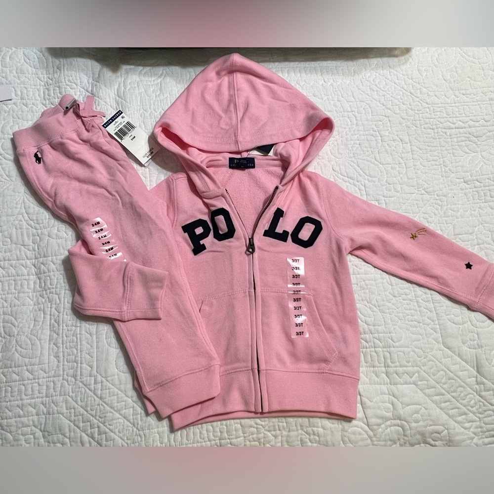 Polo Girl’s Fleece Set 3T